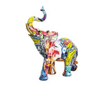 Sculpture Eléphant en Résine