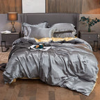 Parure Housse de Couette en Satin