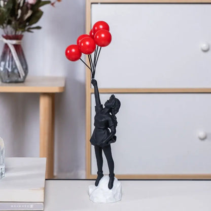 Figurine Personnage Ballon Volant
