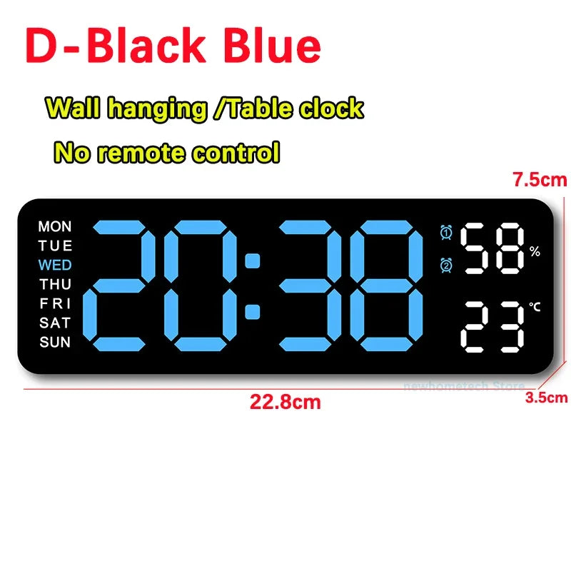 Horloge Murale numérique Led