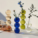 Vase en Verre à Bulles style Nortique