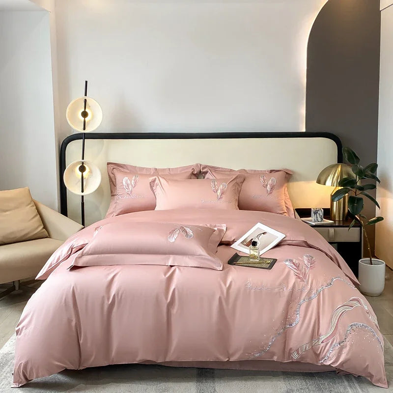 Parure de lit Brodée