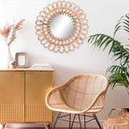 Miroir Décoratif Rond Style Nordique