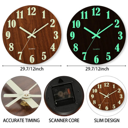 Horloge Murale Lumineuse