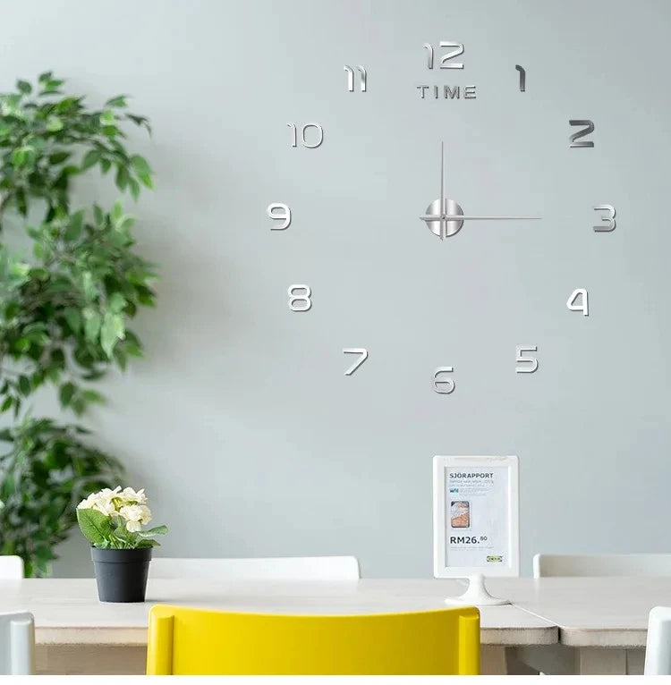 Horloge Murale  3D à Quartz