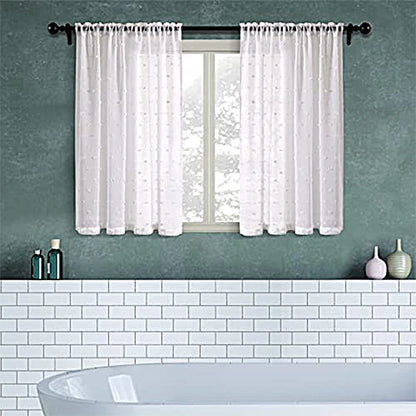 Rideaux Courts Blancs