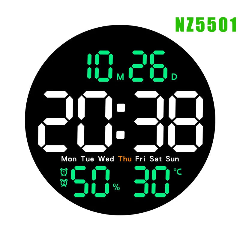 Horloge Murale Rond LED