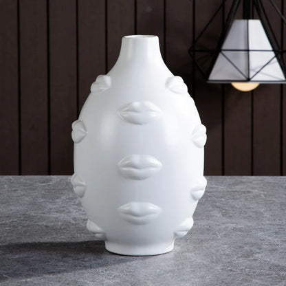 Vase en Poterie blanche 3D