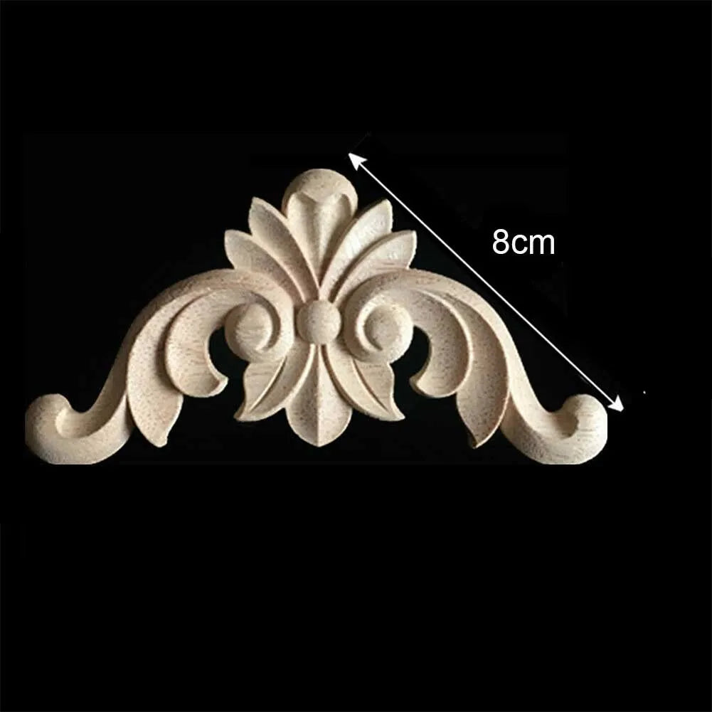 Applique Sculptée en Bois Autocollante
