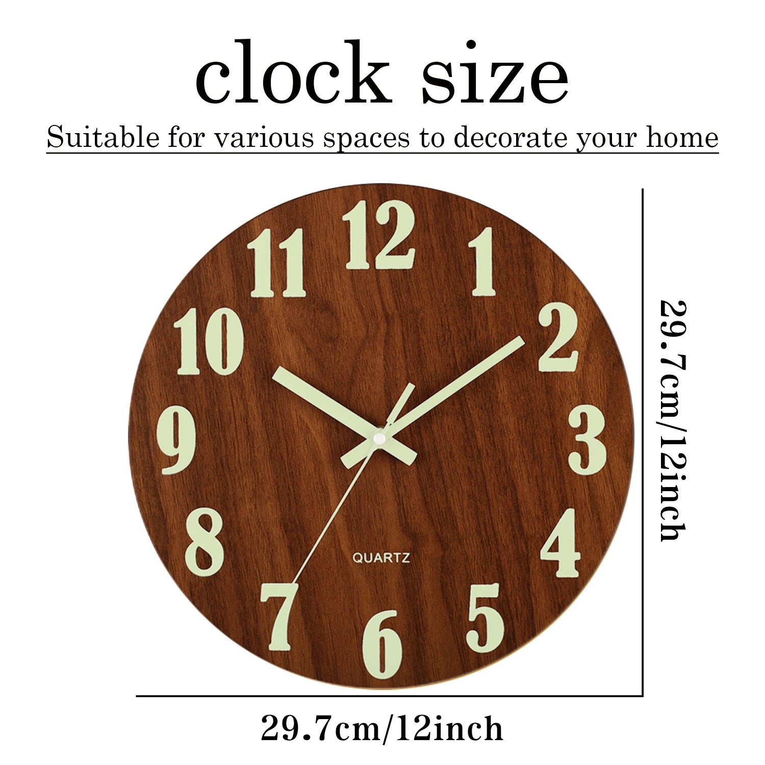 Horloge Murale Lumineuse