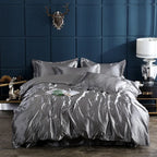 Parure Housse de Couette en Satin