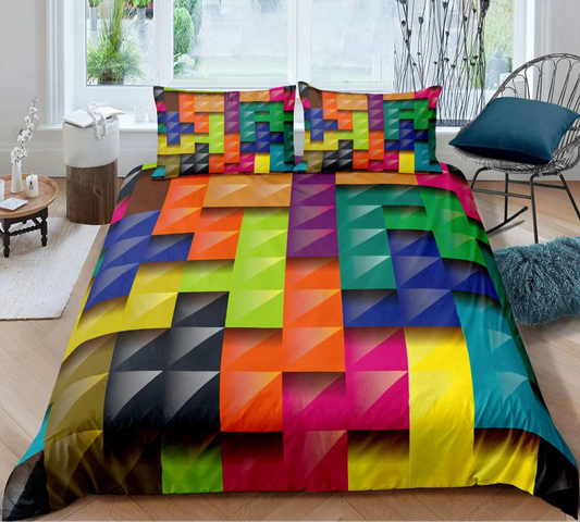 Parure Housse de Couette à Motif