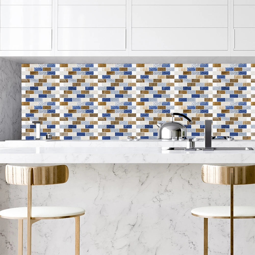 Revêtement Autocollant Mural Décoratif Mosaïque