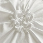 Parure de Lit à Fleurs Torsadées