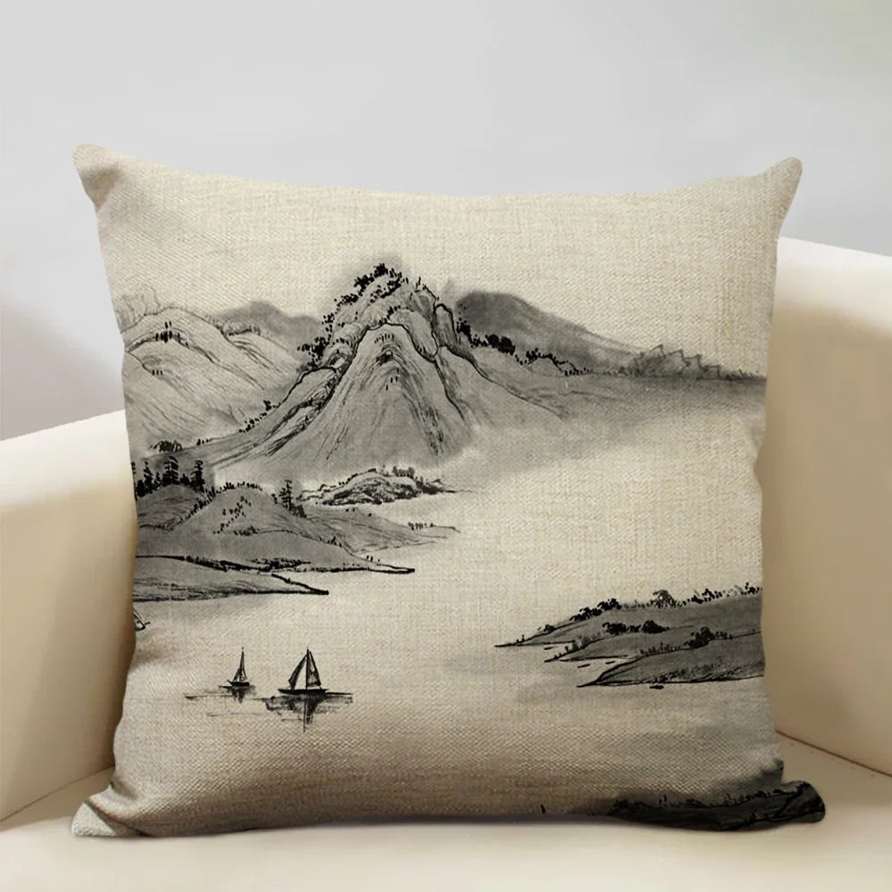 Housse de Coussin Japon