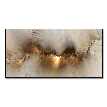 Tableau Moderne Peinture Abstraite Colorée Fleur