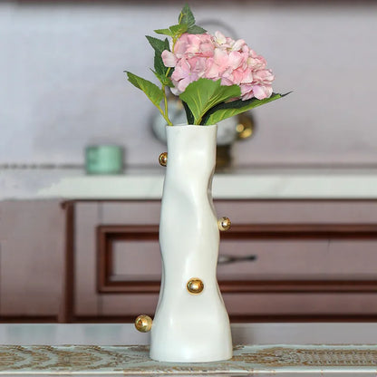 Vase en Résine Géométrique