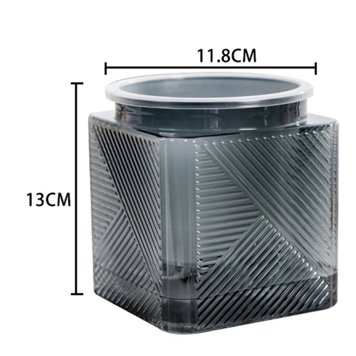 Pot hydroponique carré