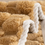 Housse de canapé d'hiver épaisse en peluche