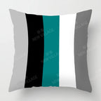 Housse de Coussin Verte Abstraite