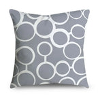 Housse de Coussin Décorative Gris