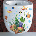 Autocollant Mural Plante WC
