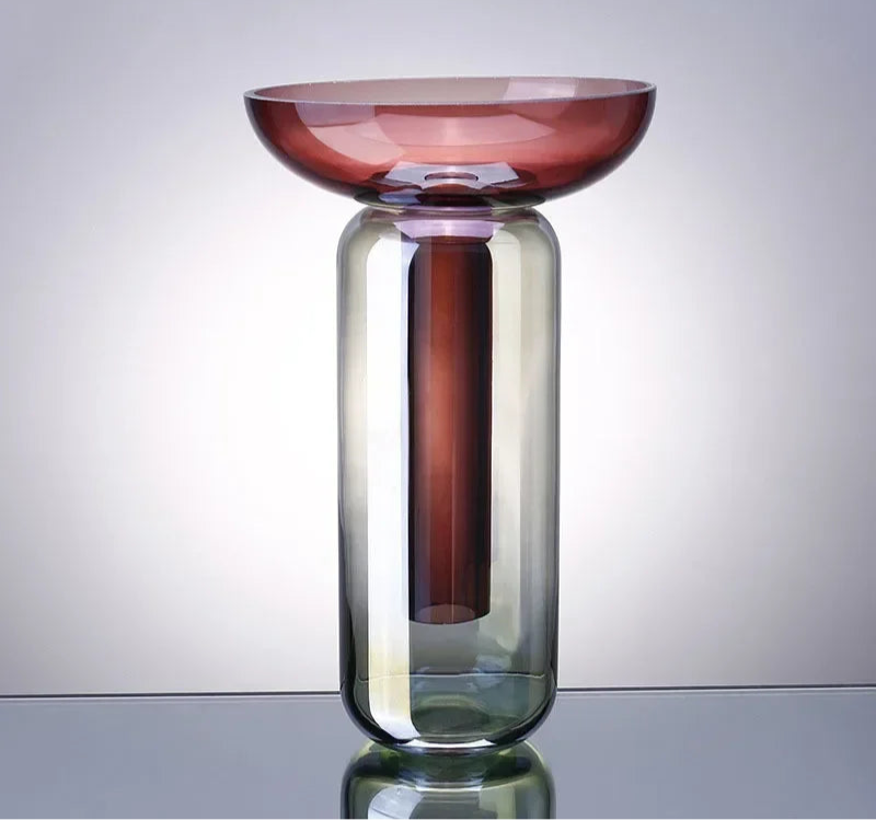 Vase en Verre pour Fleurs hydroponiques