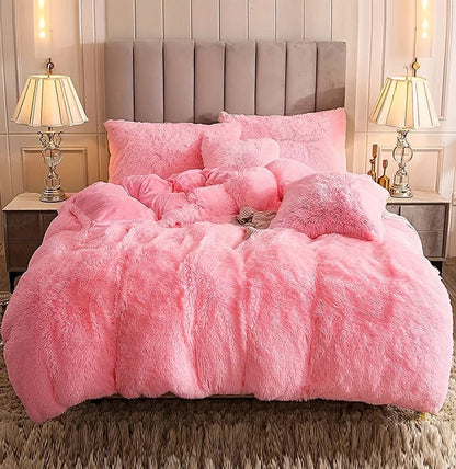 Housse de Couette Luxueuse en Peluche