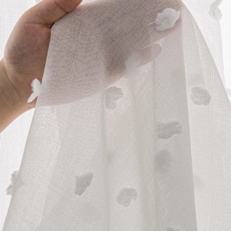 Rideaux Courts Blancs