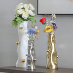 Vase en Résine Géométrique