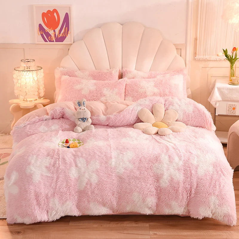 Parure Housse de Couette en Velours