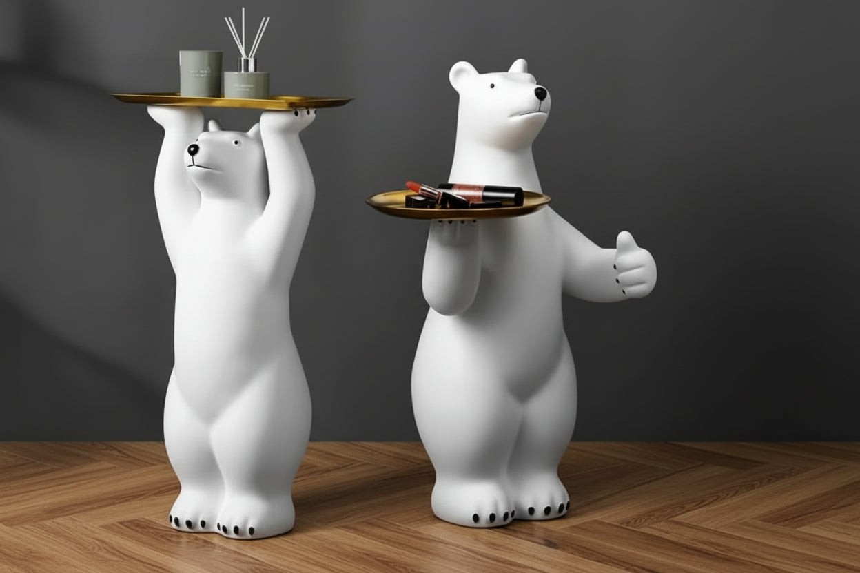 Grande Sculpture d'Ours
