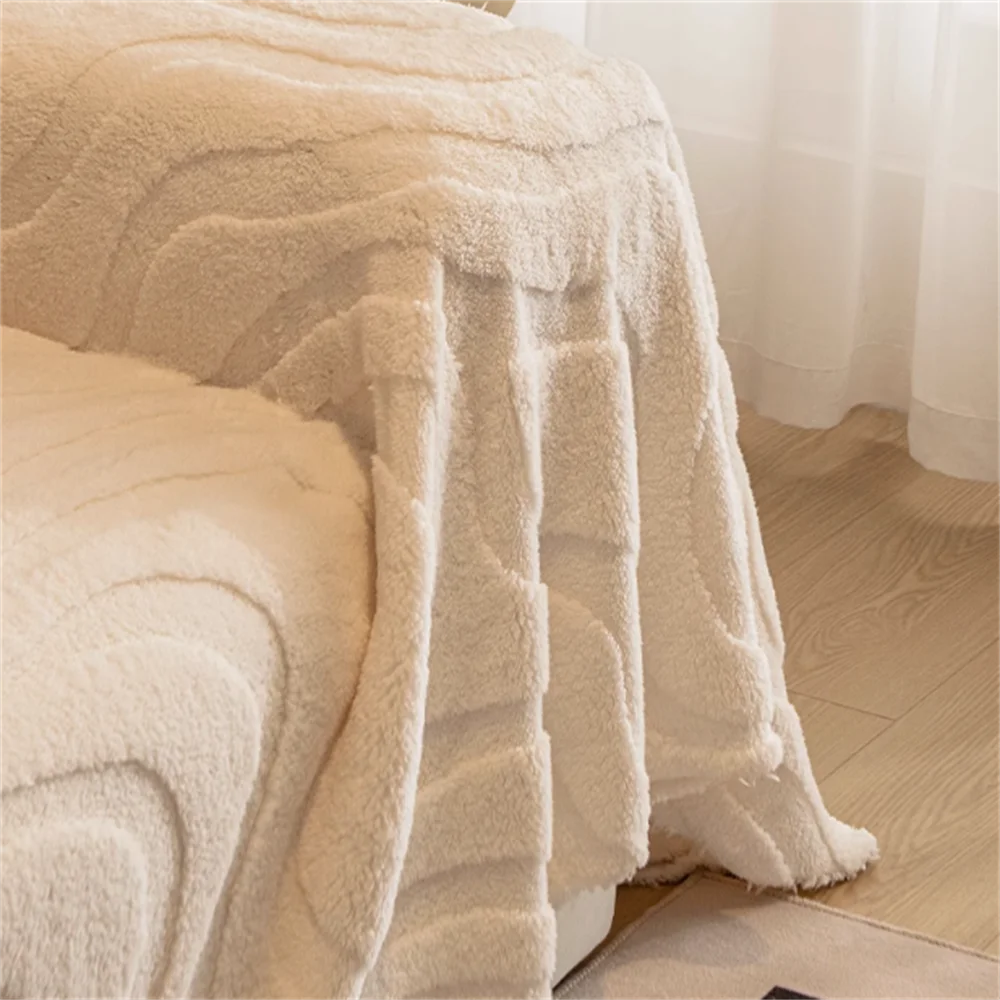 Housse de Canapé en Velours de Coton Confortable