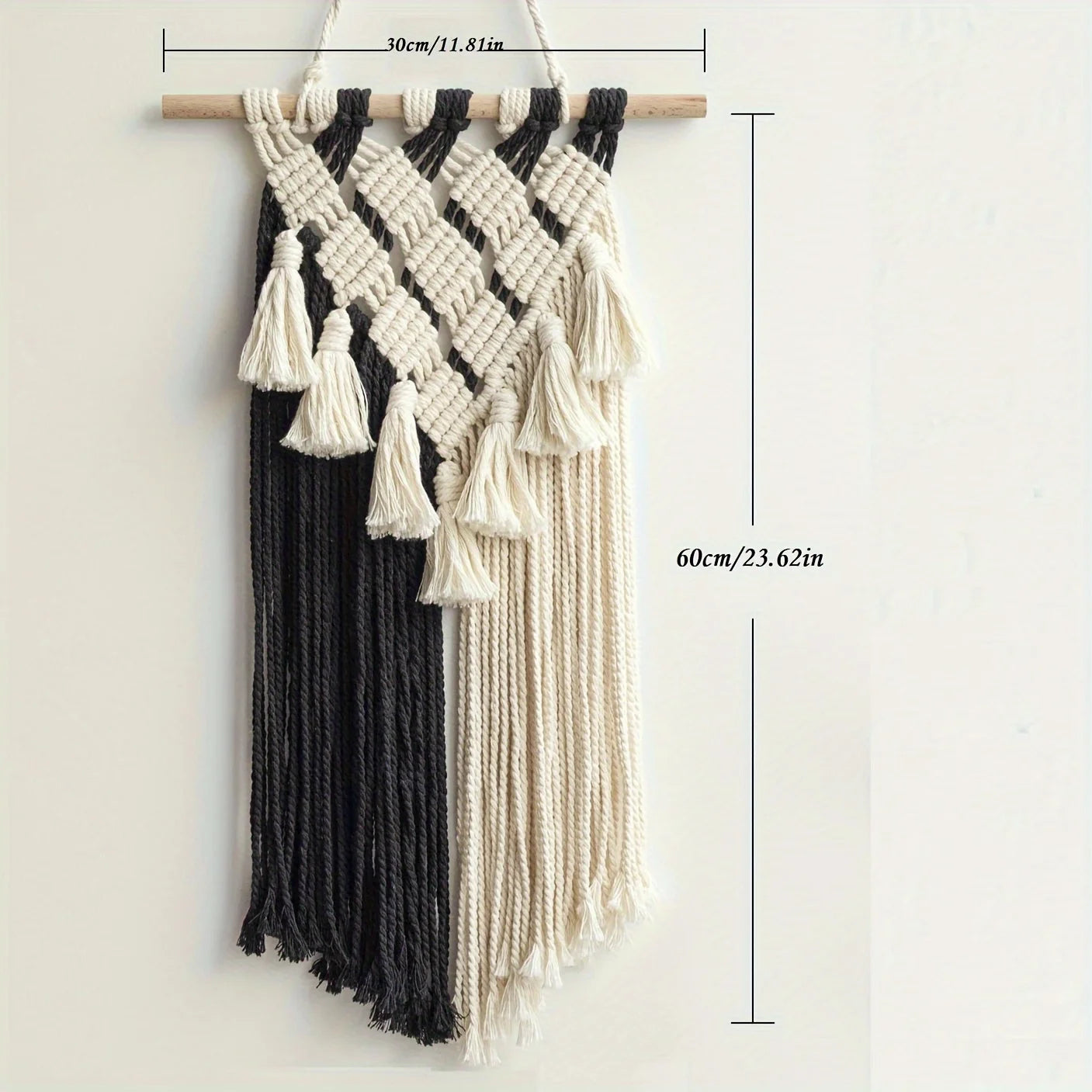 Macramé Mural Tissé