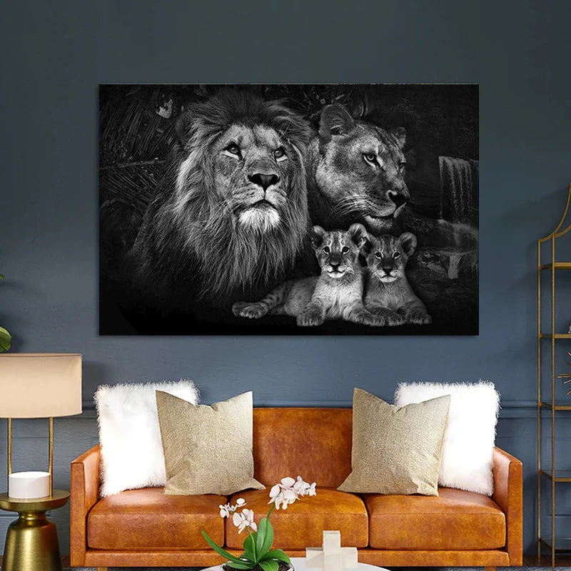 Toile d’Art Animal  Lion