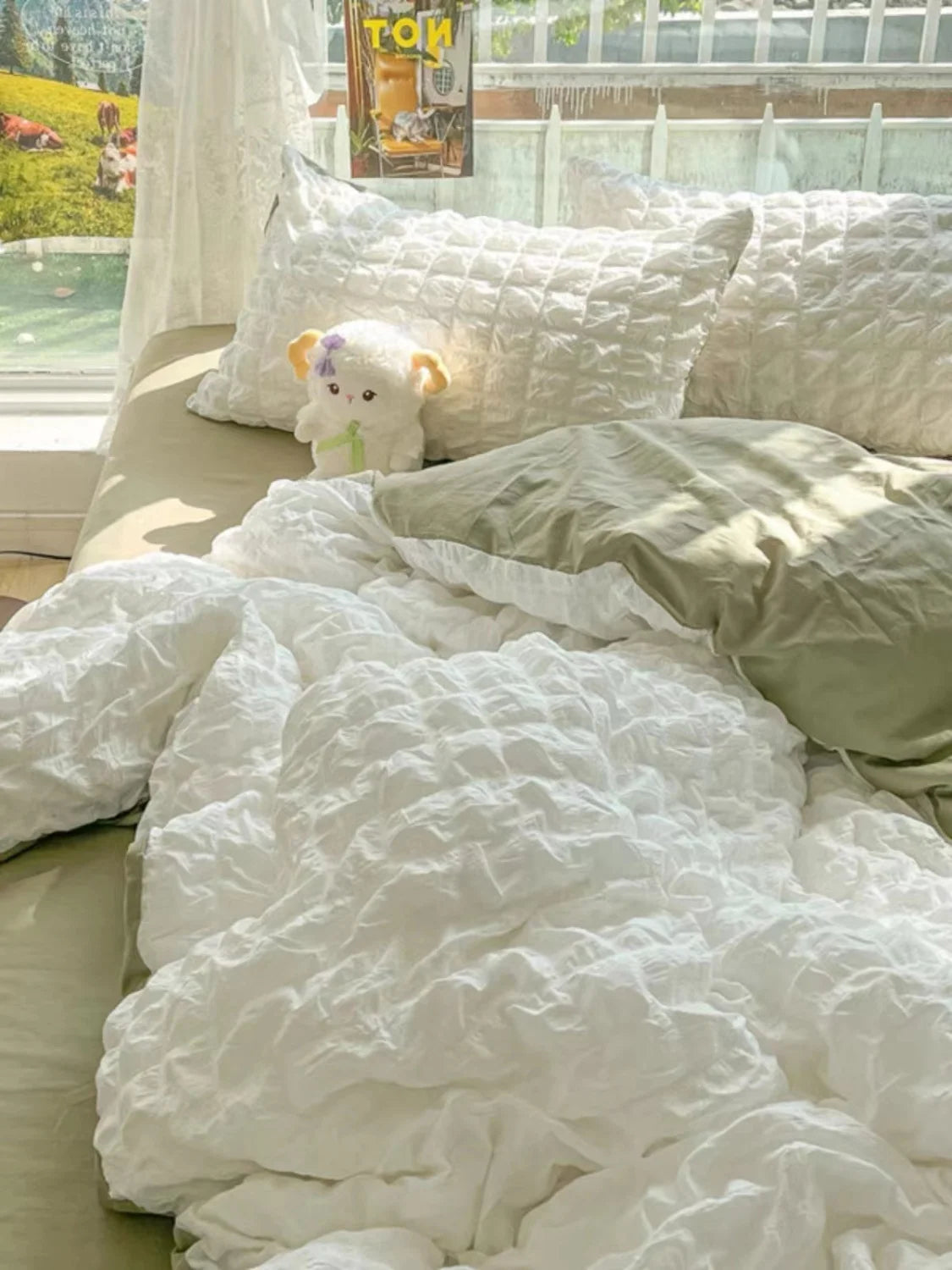 Parure Housse de Couette Coton