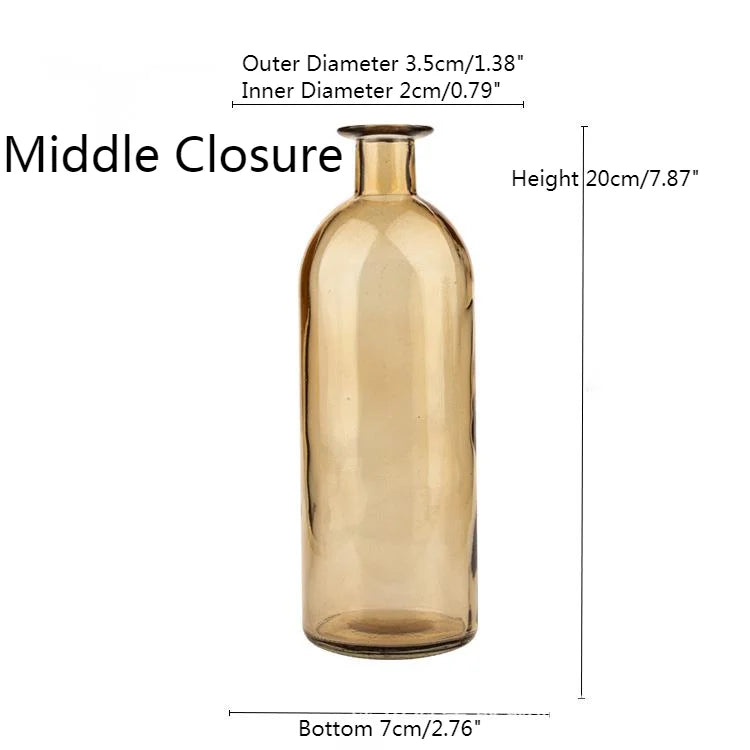 Vase en Verre Coloré style Nordique