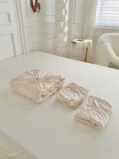 Parure de Lit à Fleurs Torsadées