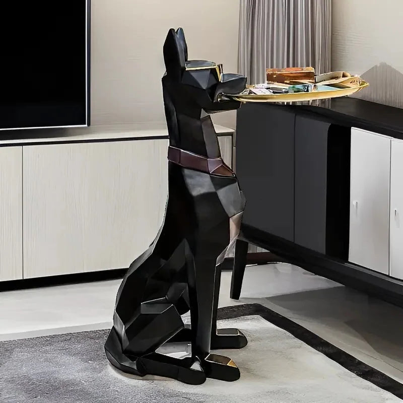 Statue Doberman en Résine