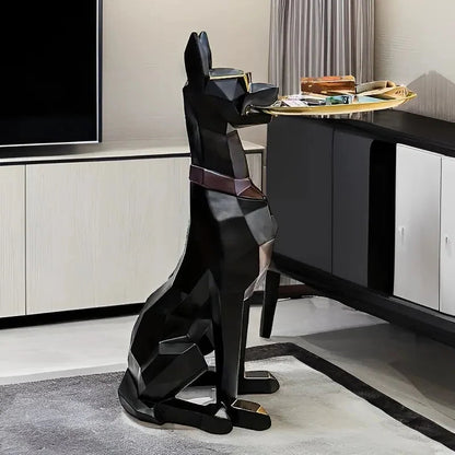 Statue Doberman en Résine