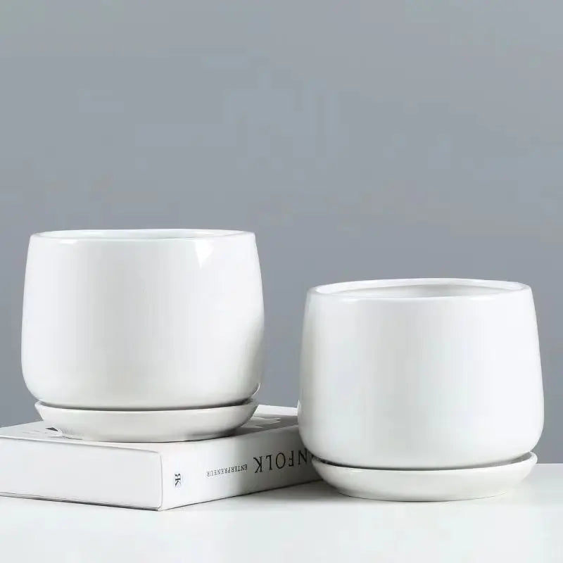 Pot de Fleurs en Céramique Nordique