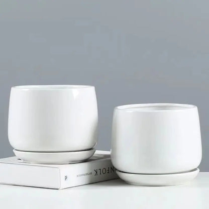 Pot de Fleurs en Céramique Nordique