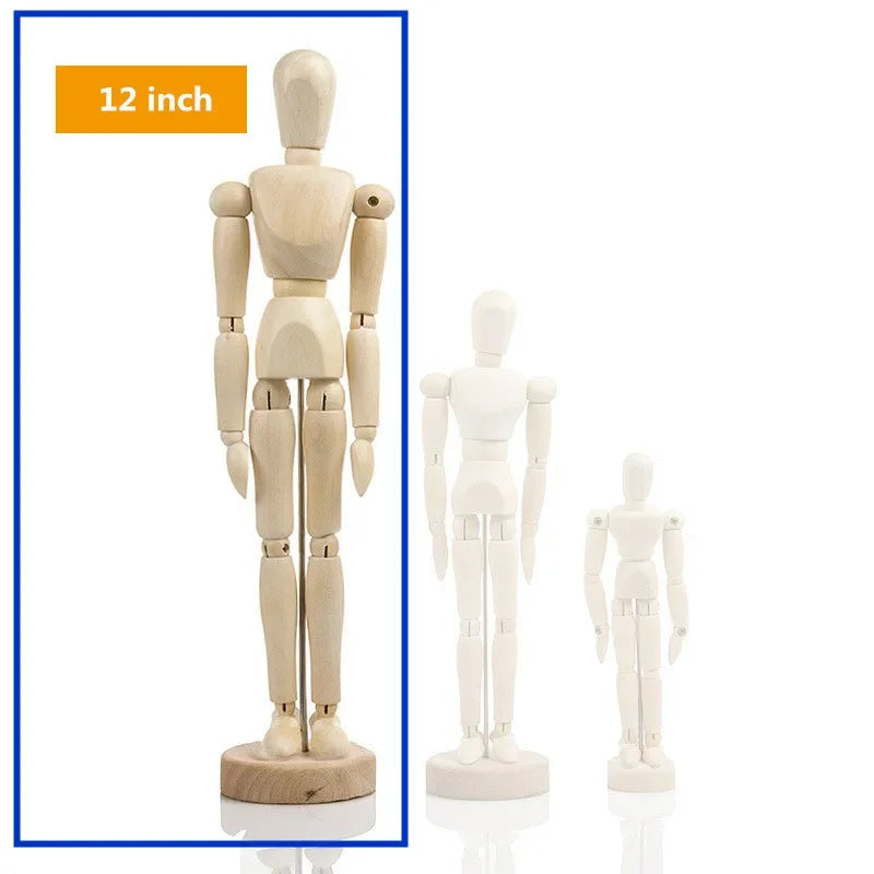 Figurine en Bois Articulé