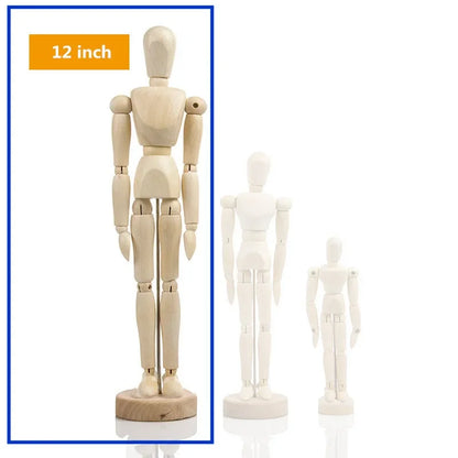 Figurine en Bois Articulé