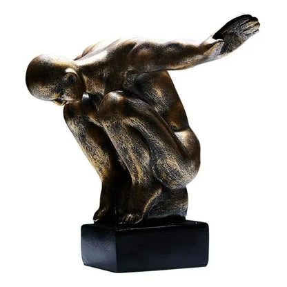 Sculpture d'art corporel Humain