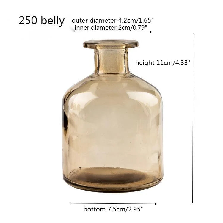 Vase en Verre Coloré style Nordique