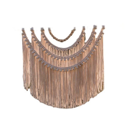 Grande Tenture Murale Bohème en Macramé