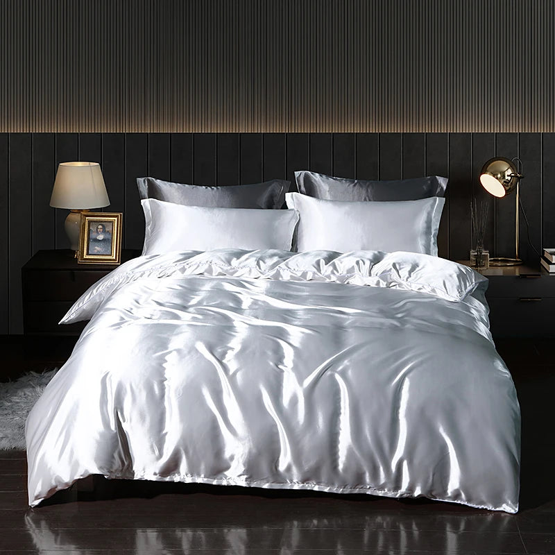 Parure Housse de Couette en Soie
