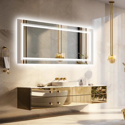 Miroir Décoratif Rectangulaire Led