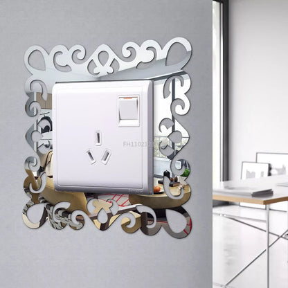 Autocollant  Mural  Interrupteur 3D